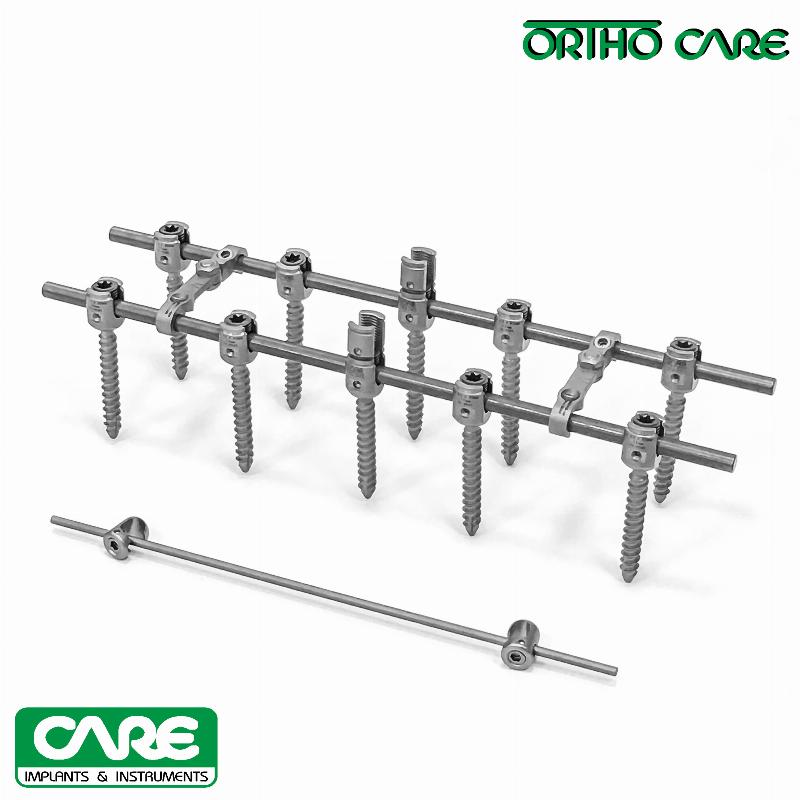 Система для транспедикулярної фіксації хребта (10 гвинтів) ORTHO CARE